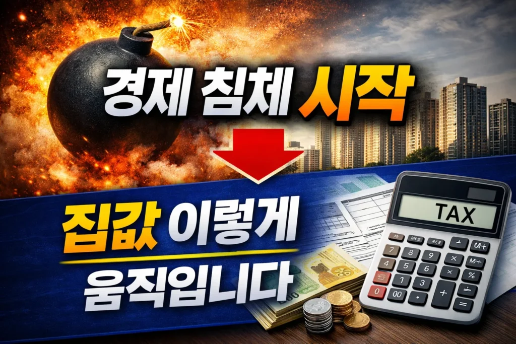 경제 침체 시작 집값 이렇게 움직인다 설명