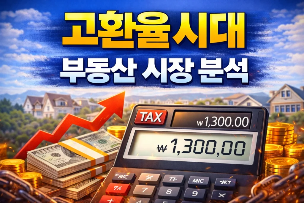 고환율 시대 부동산 시장 분석 설명