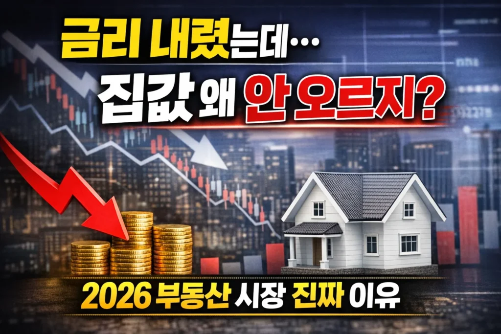 금리 내렸는데 집값 왜 안오르지 진짜 이유 설명