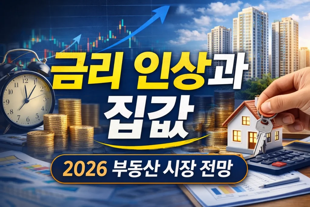 금리 인상과 집값 2026 부동산 시장 전망
