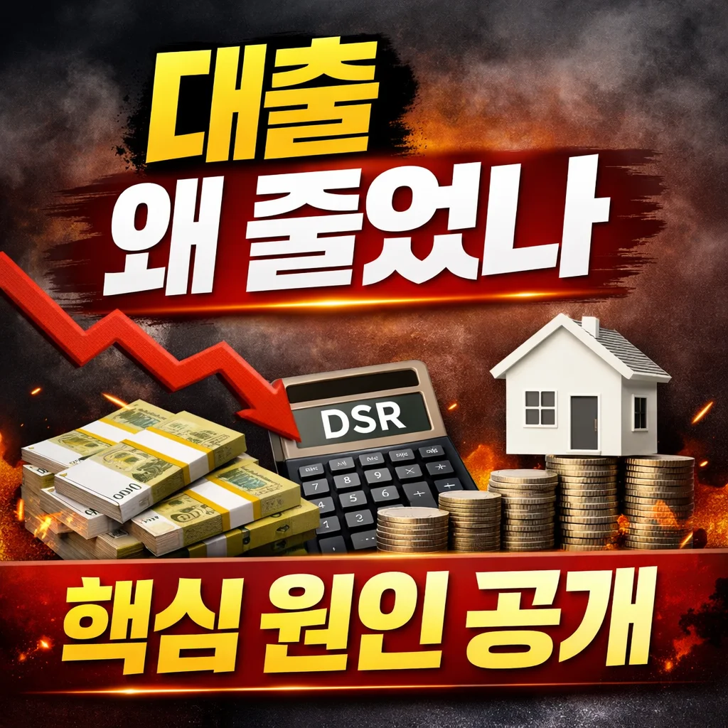대출 왜 줄였나 핵심 원인 공개 설명