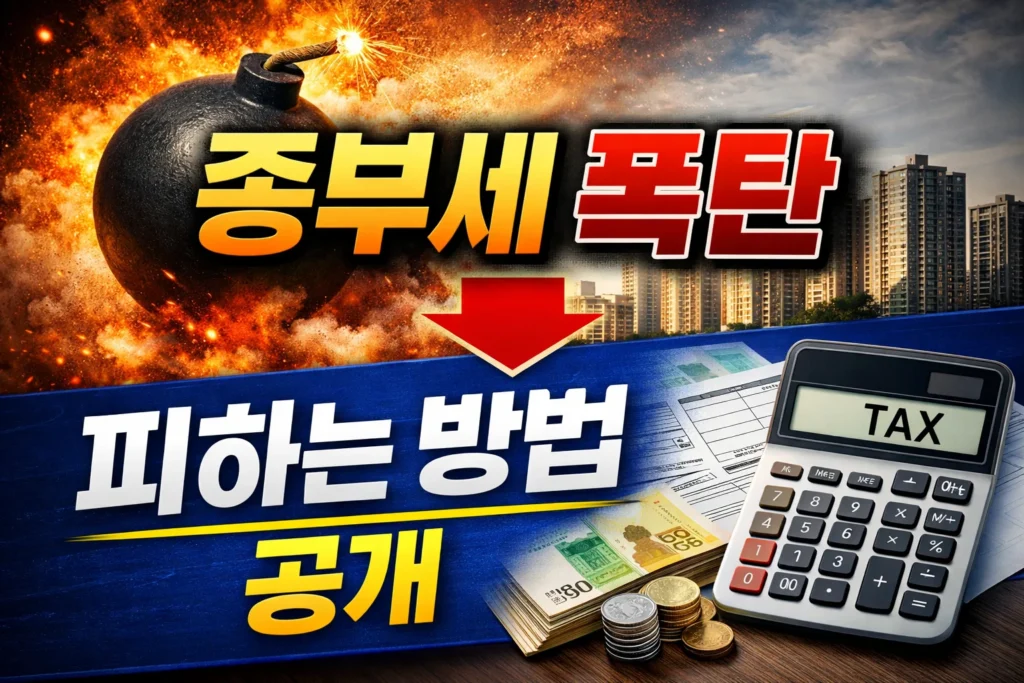 종부세 폭탄 피하는 방법 공개 설명