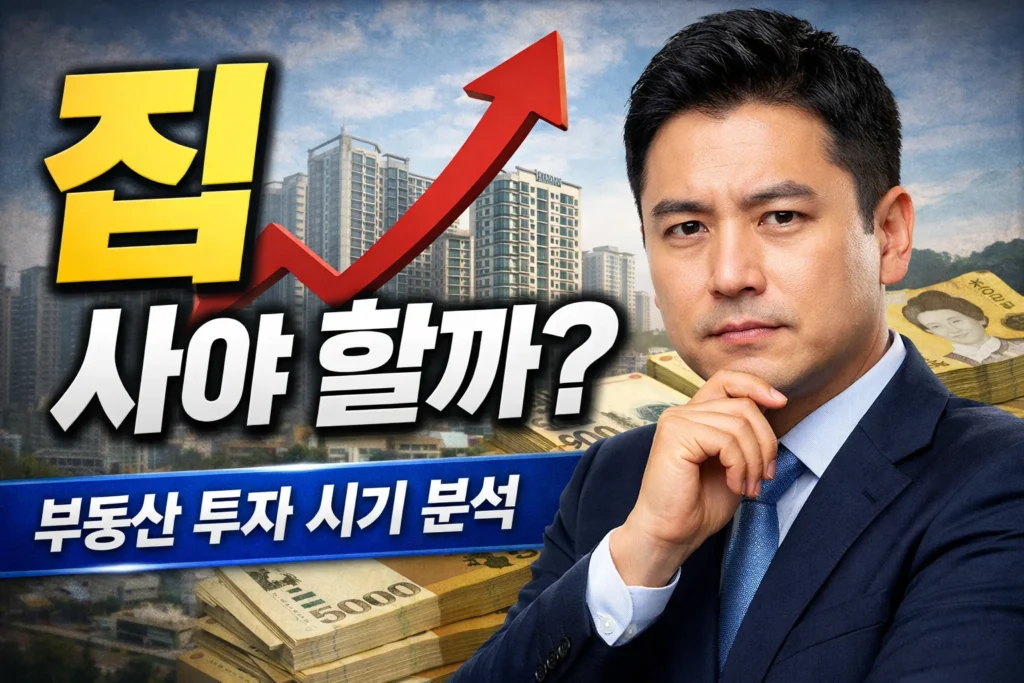 집 사야 할까? 부동산 투자 시기 분석 설명