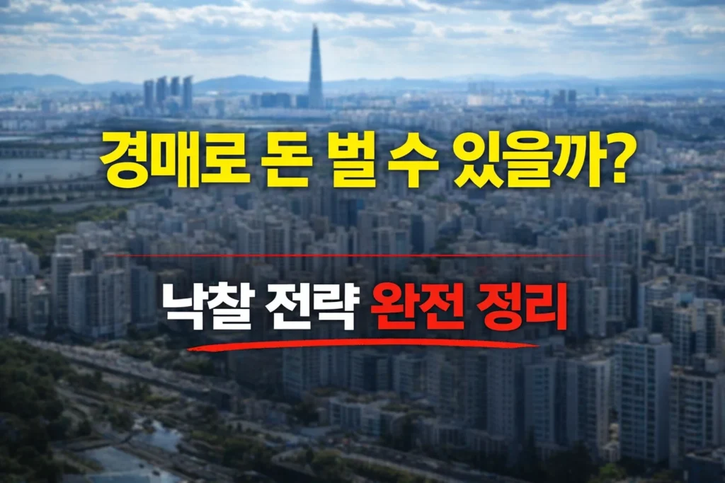 경매로 돈 벌 수 있을까?_낙찰 전략 완전 정리 설명