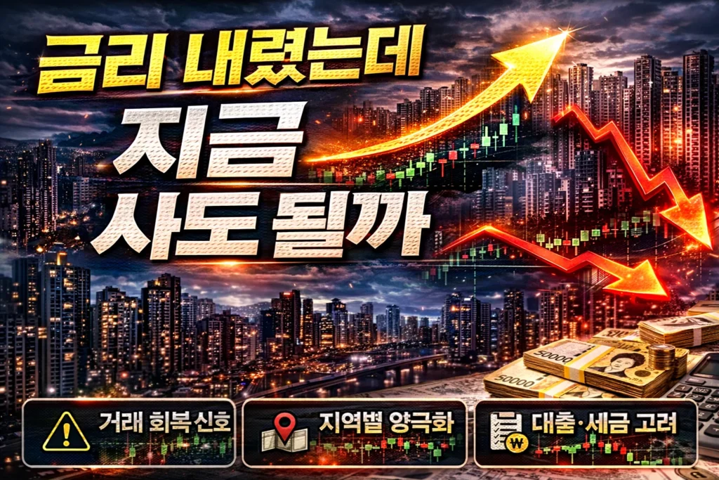 금리 내렸는데 지금 사도 될까