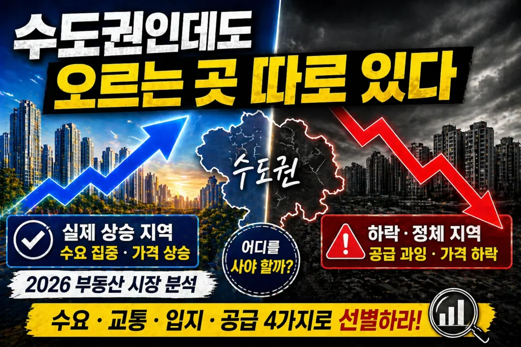 수도권인데도 오르는 곳 따로 있다 설명