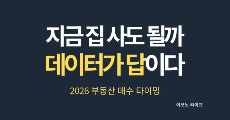 지금 집 사도 될까 데이터가 답이다 실수요자 필독