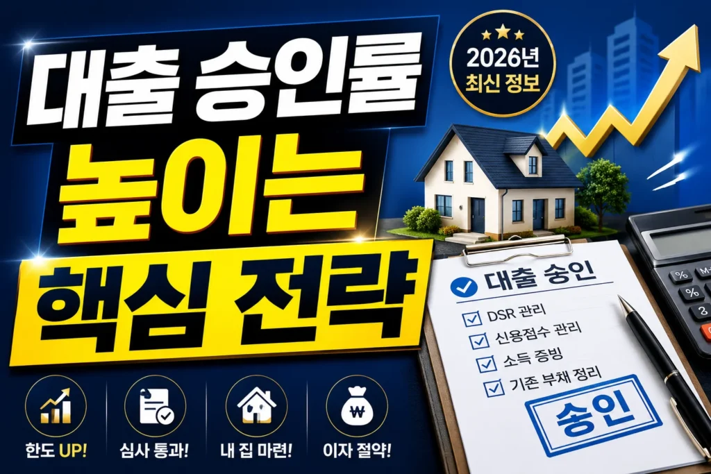 대출 승인률 높이는 핵심 전략