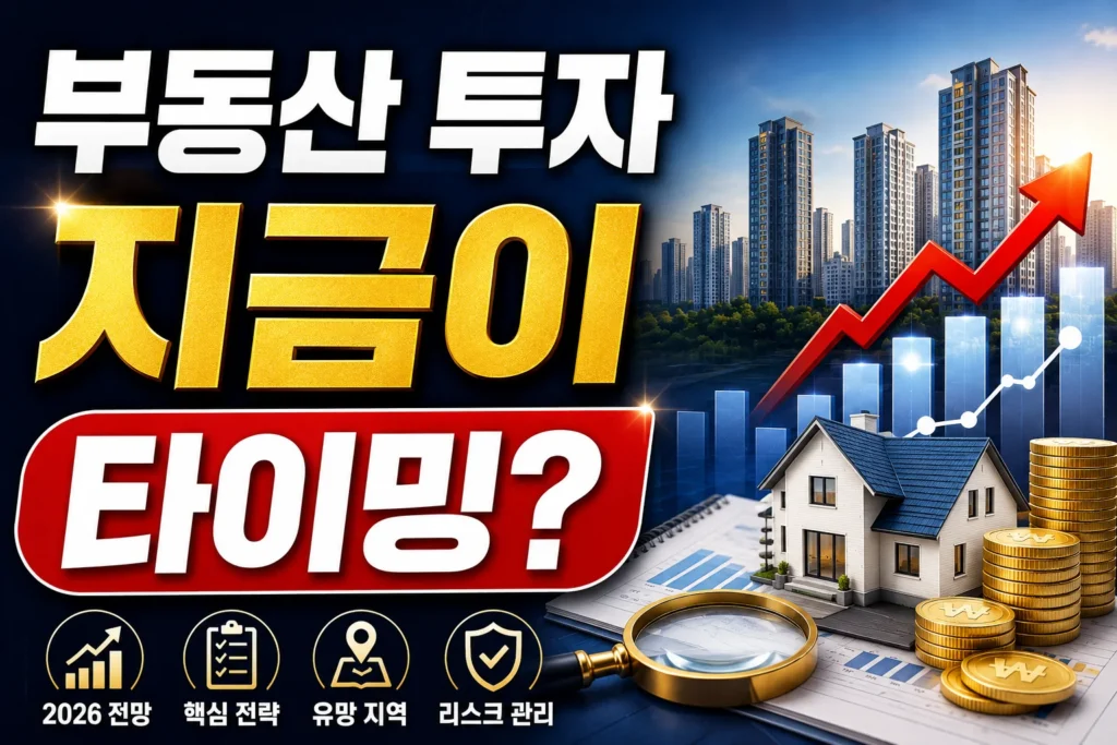 부동산 투자, 지금이 타이밍?