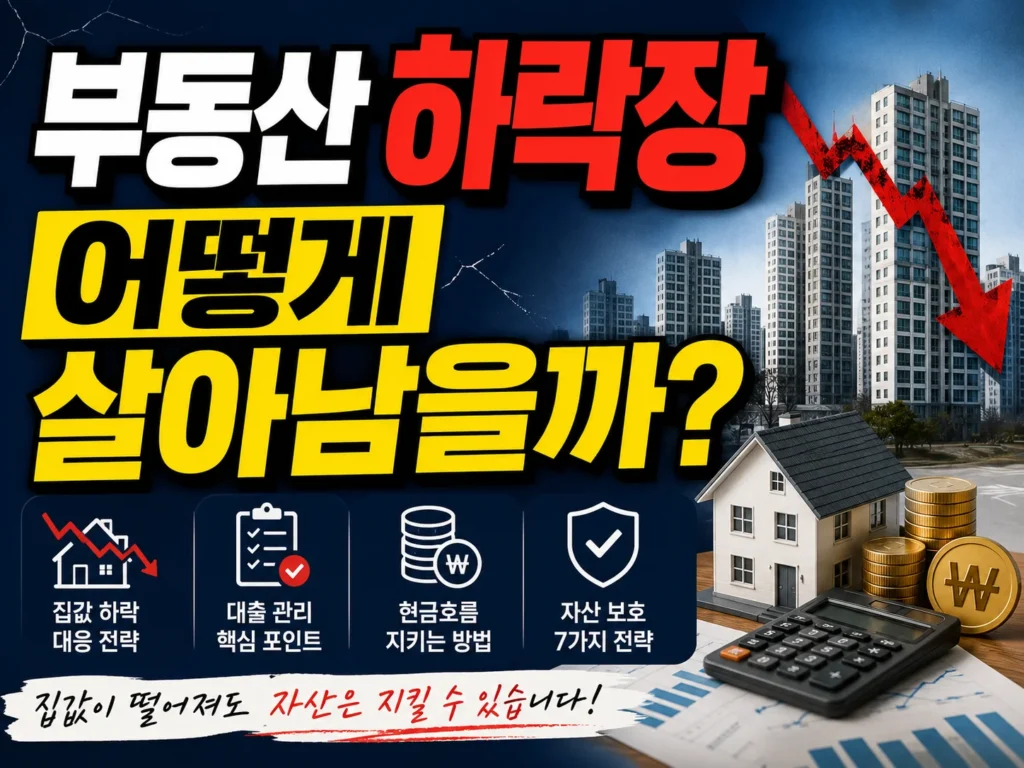 부동산 하락장 어떻게 살아남을까?