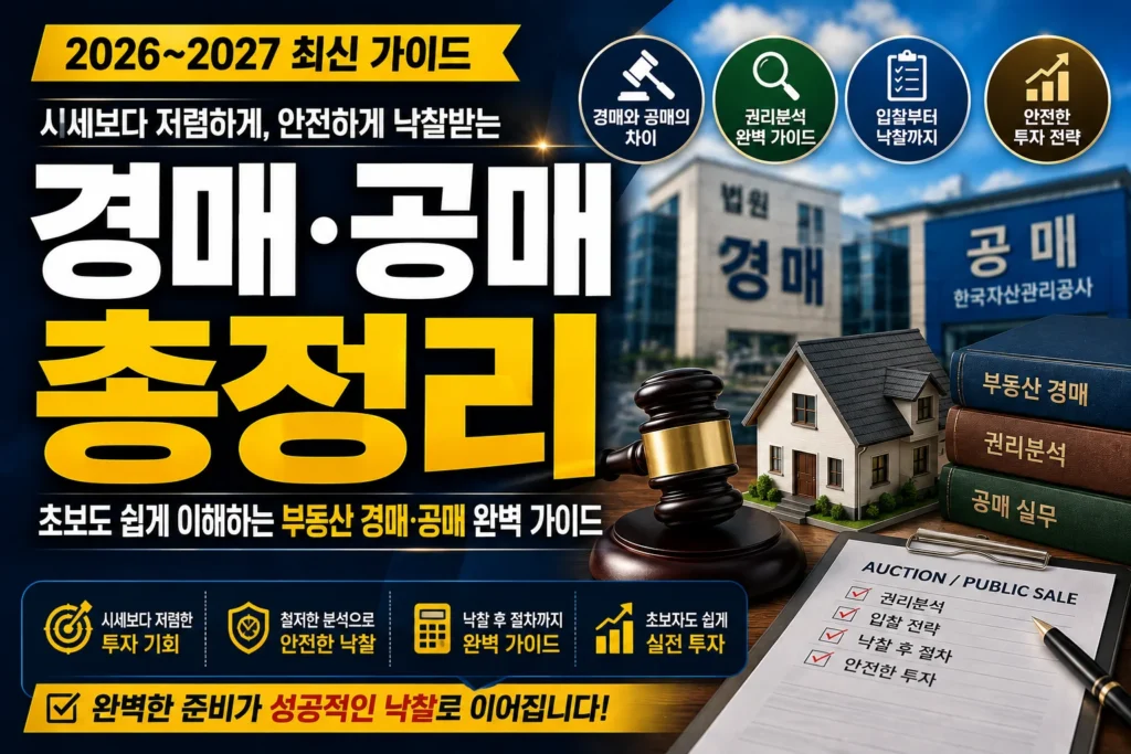 경매·공매 총정리