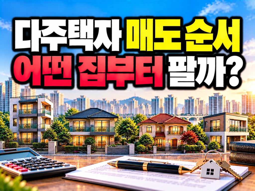 다주택자 매도 순서, 어떤 집부터 팔까?