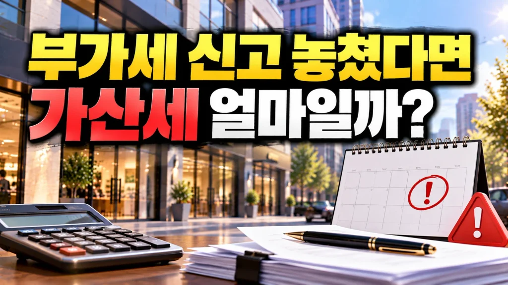 부가세 신고 놓쳤다면 가산세 얼마일까?