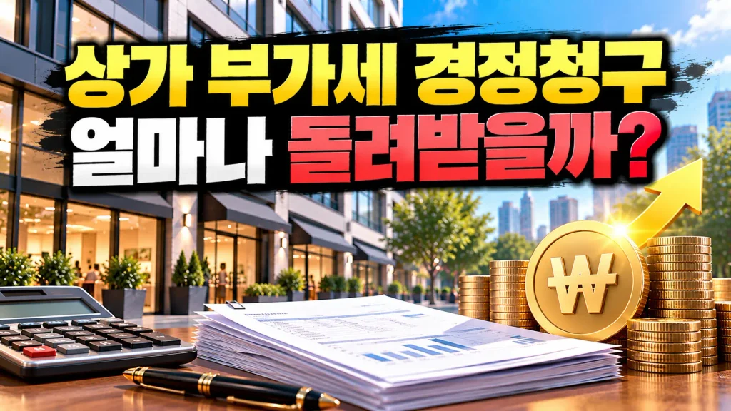 상가 부가세 경정청구 얼마나 돌려받을까?