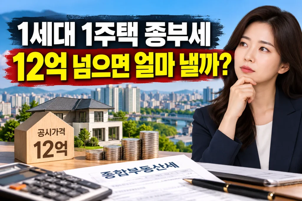 1세대 1주택 종부세, 12억 넘으면 얼마 낼까?